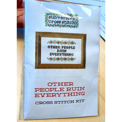 F*CK AI Deluxe Cross Stitch Kit