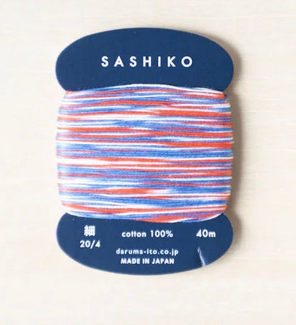 Sashiko Thread Card - Multi-Color - Thin