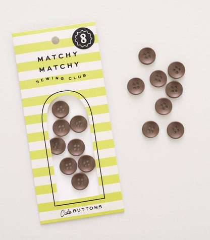 Mini Retro Buttons - Match Match Sewing Club