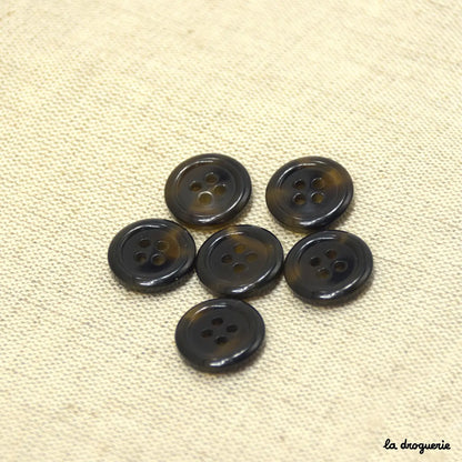 Tortoise shell buttons - multiple sizes