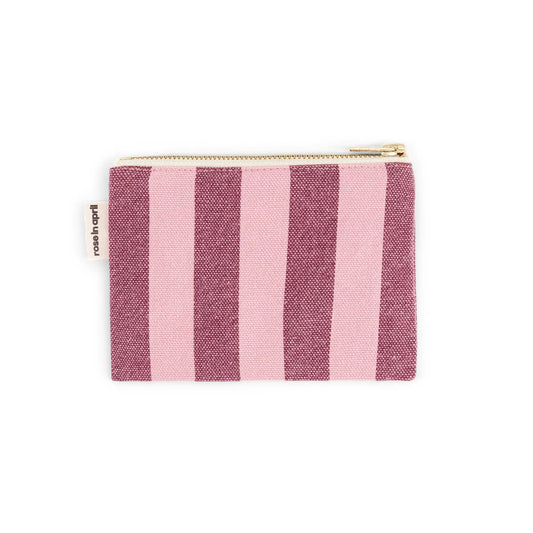 Zippered Pouch - Small - Rose in April