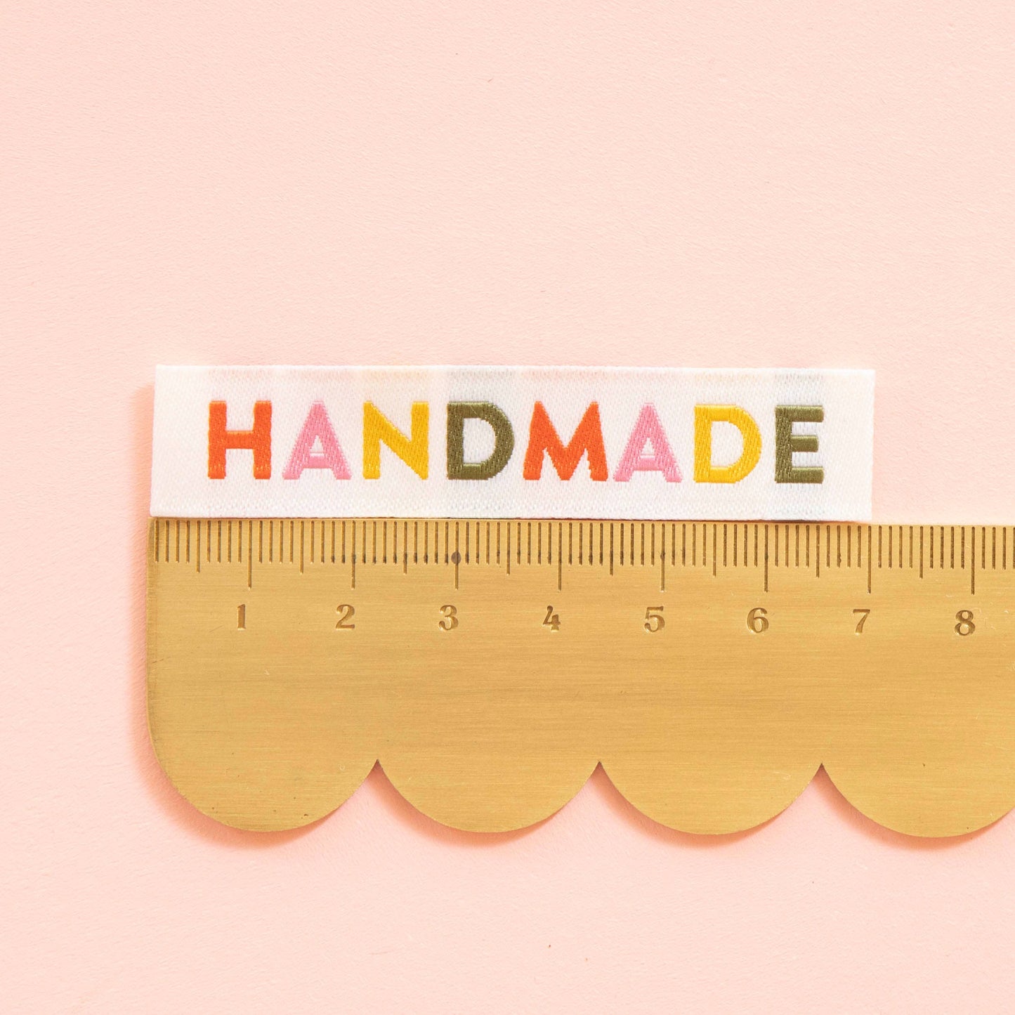 Handmade Woven Sewing Labels - Muted Colors