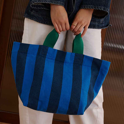 BAG TINA BIG STRIPES NIGHT / BLUE