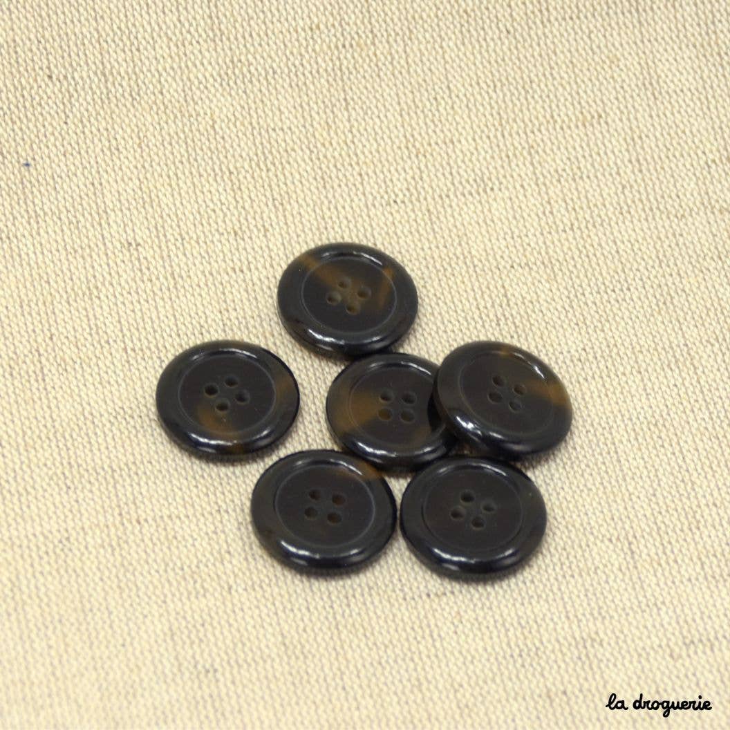 Tortoise shell buttons - multiple sizes