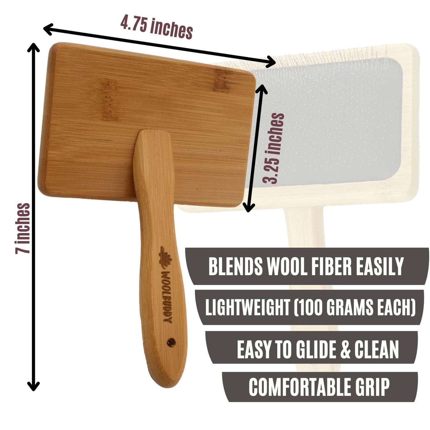 Wool Color Mixing Brush (Carder) Set