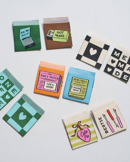 One of One Square Garment Labels