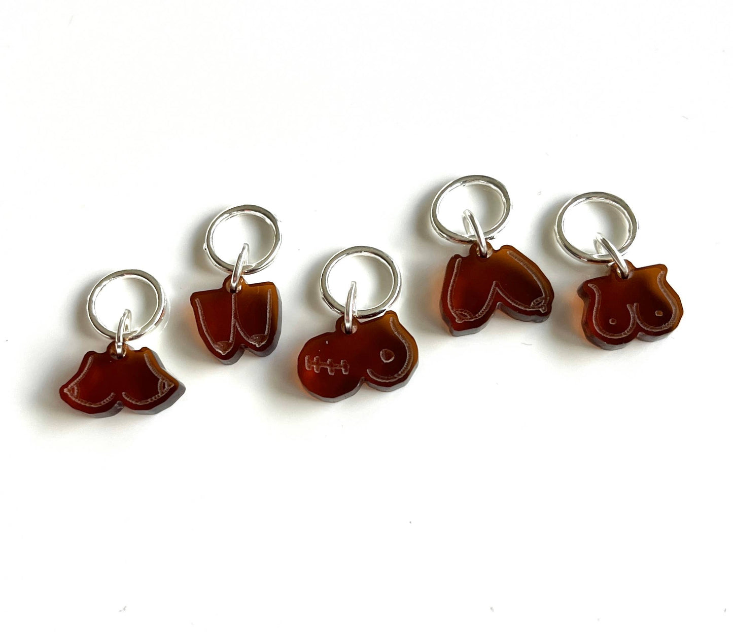 A BEVY OF BOOBS Stitch Marker Set