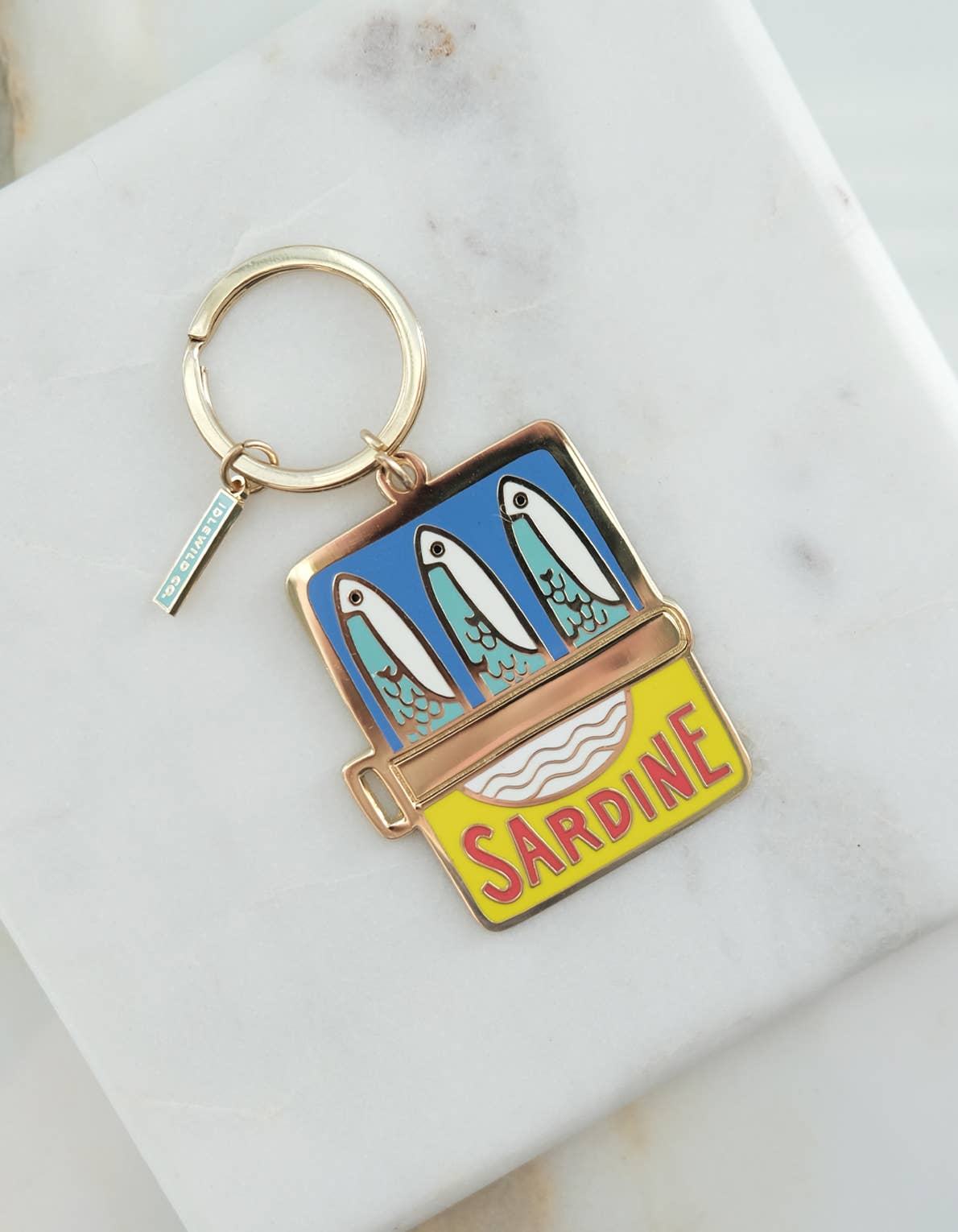 Enamel Keychain | Tinned Fish