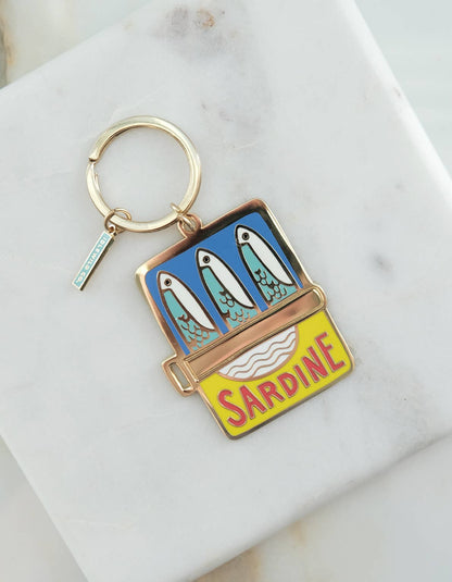 Enamel Keychain | Tinned Fish