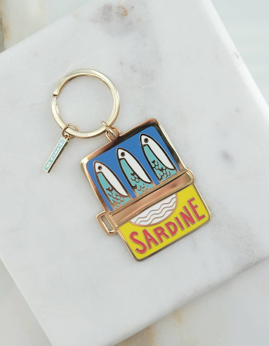 Enamel Keychain | Tinned Fish