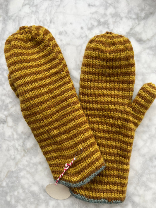 Luffe Mittens- Advanced Knitting Class-Zoom Online Class- 3 date options