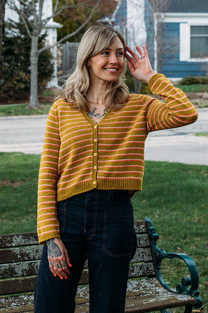 Honey Petal Cardigan Class - Advanced Beginner - Saturdays, May 2, 16, 23, 30, 9:30-11:30am