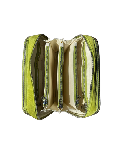 Green Suede Needle Case