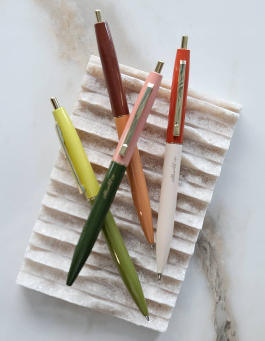 Retro Pen Set of Four | Desert Tones