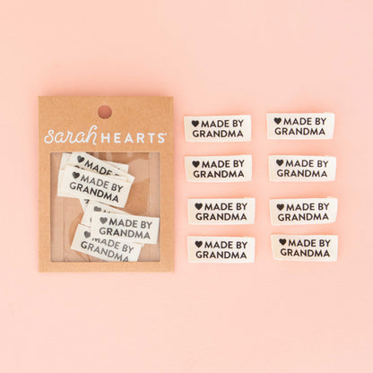 Made by Grandma Organic Cotton Sewing Labels