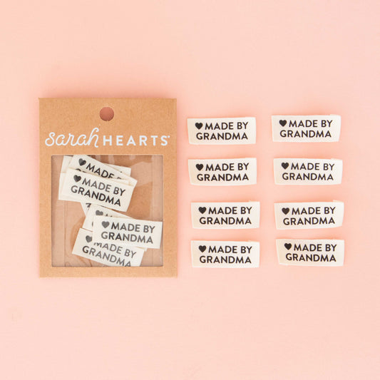 Made by Grandma Organic Cotton Sewing Labels