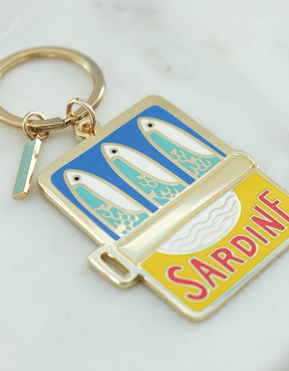 Enamel Keychain | Tinned Fish