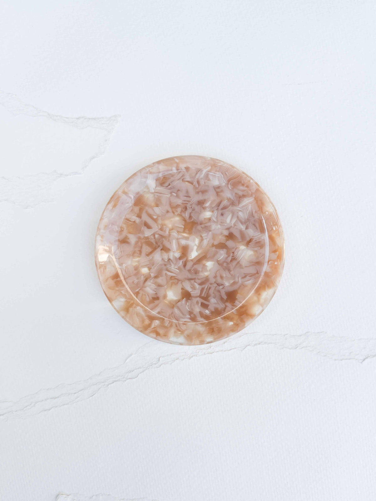 Cellulose Acetate Round Trinket Tray