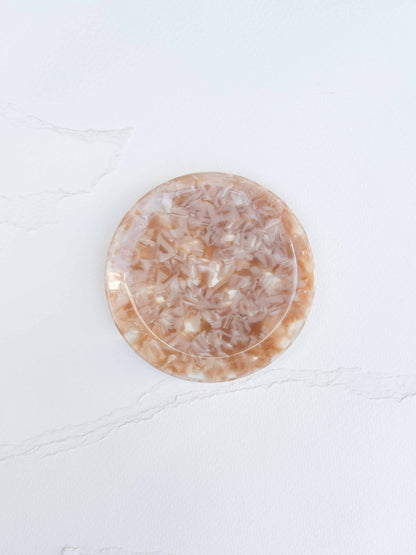 Cellulose Acetate Round Trinket Tray