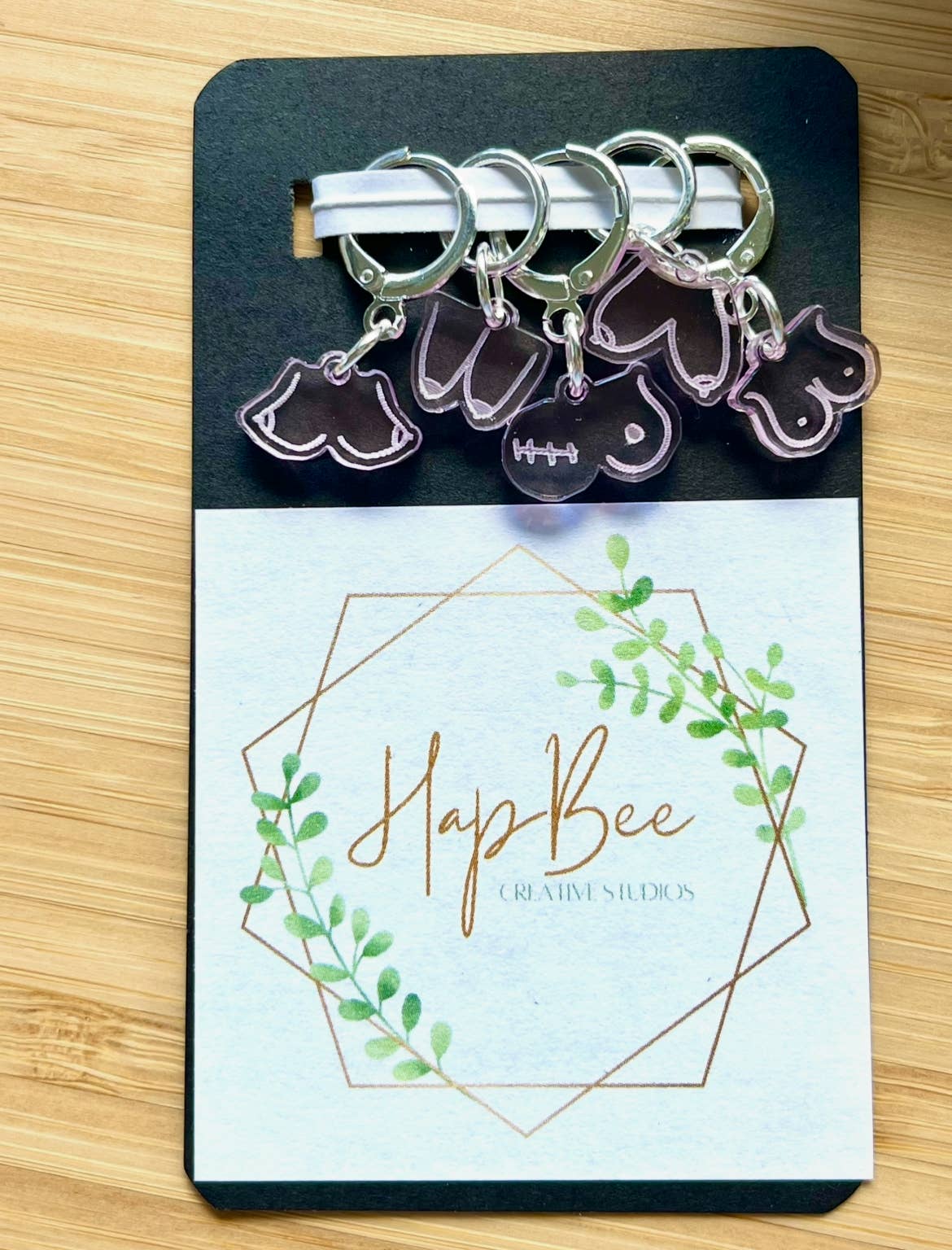 A BEVY OF BOOBS Stitch Marker Set