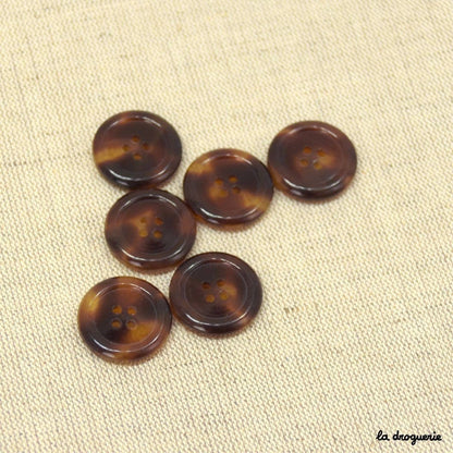 Tortoise shell buttons - multiple sizes