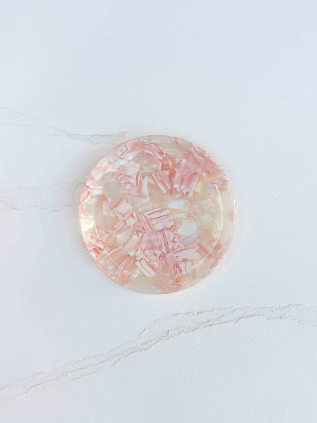 Cellulose Acetate Round Trinket Tray