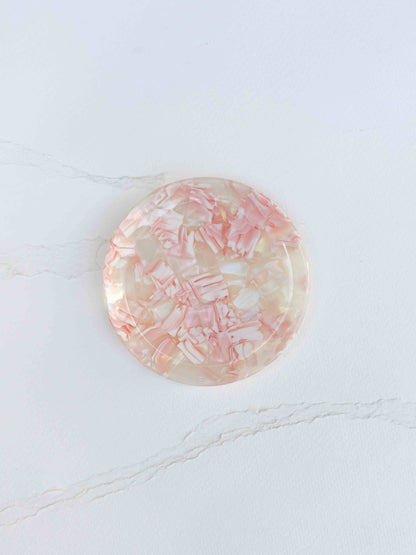 Cellulose Acetate Round Trinket Tray