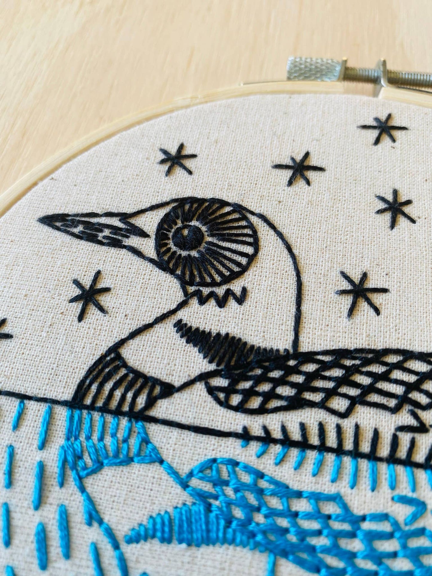 Loon Complete Embroidery Kit