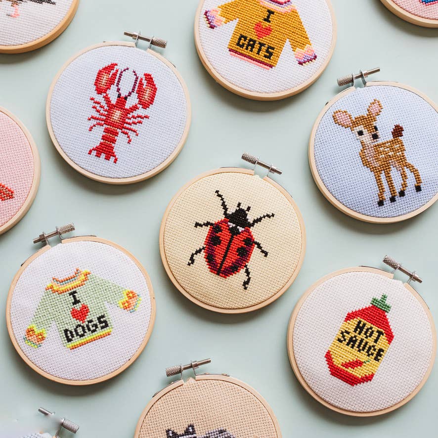 Baby Deer Fawn Cross Stitch Kit