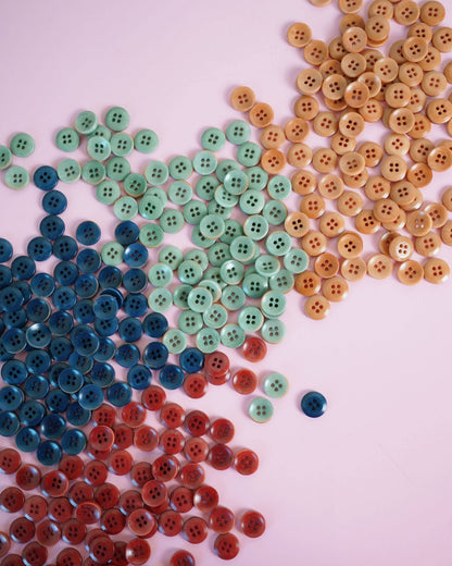1/2" Corozo Nut Buttons - Set of 8 - Matchy Matchy Sewing Club
