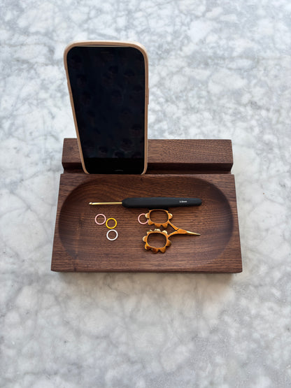 Dandelion Wood Tablet/Phone Stand - Magnetized