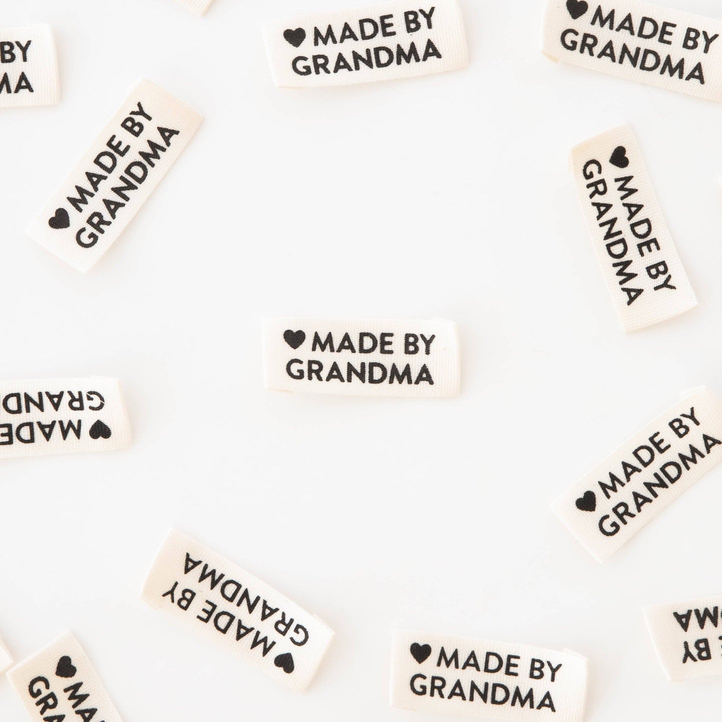 Made by Grandma Organic Cotton Sewing Labels