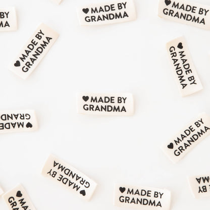 Made by Grandma Organic Cotton Sewing Labels