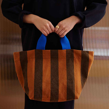 BAG TINA BIG STRIPES NIGHT / PEACAN