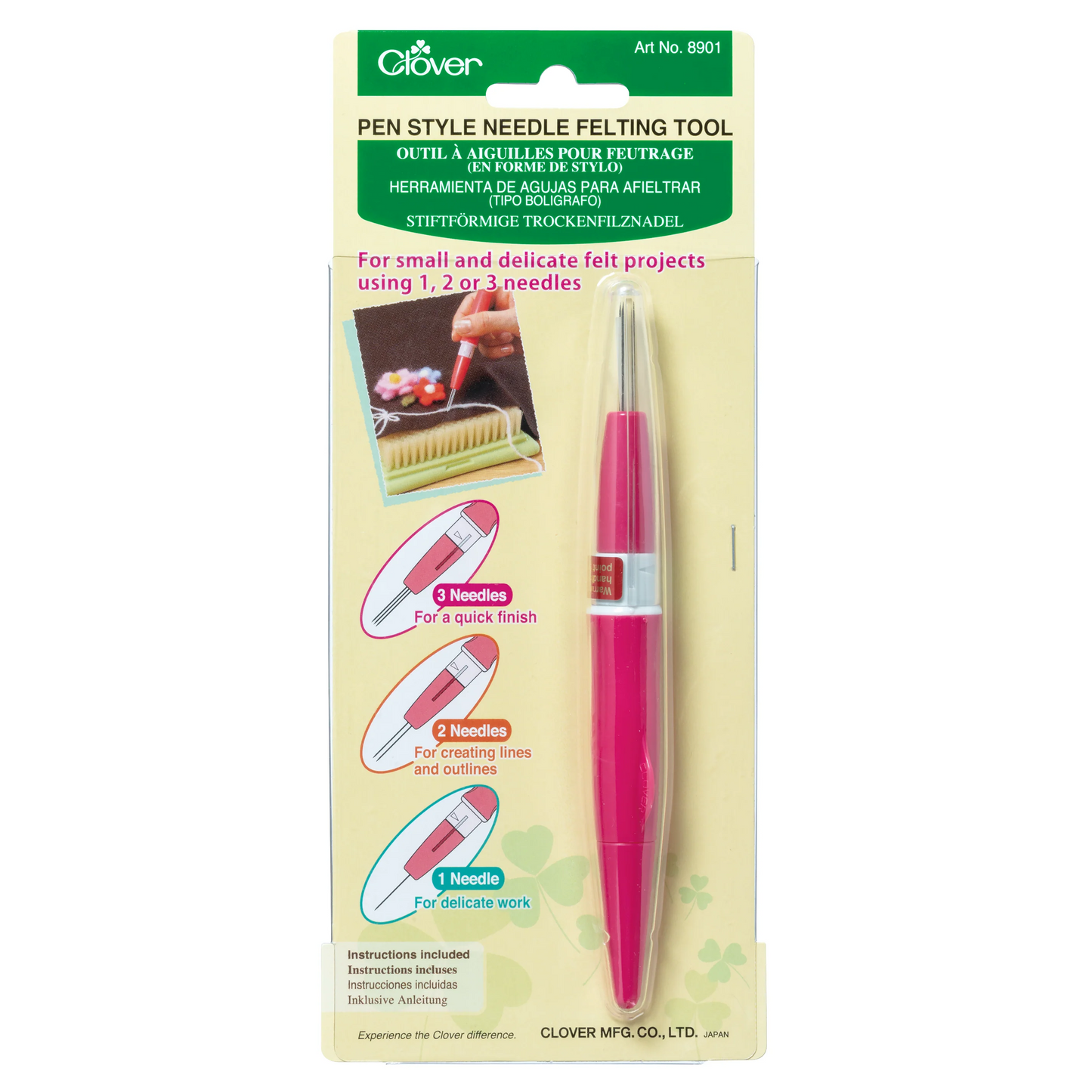 Pen Style Needle Felting Tool - Clover