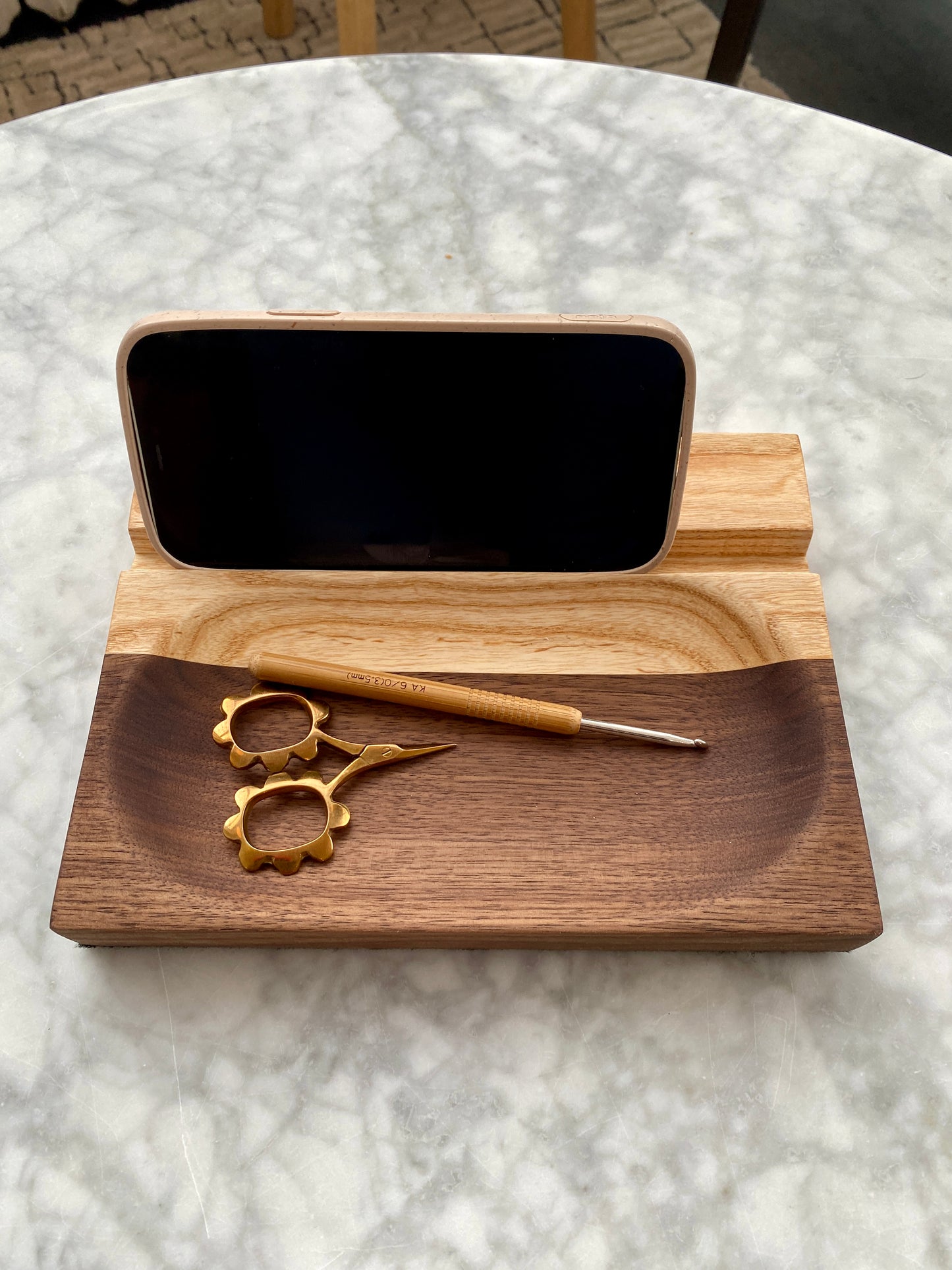 Dandelion Wood Tablet/Phone Stand - Magnetized