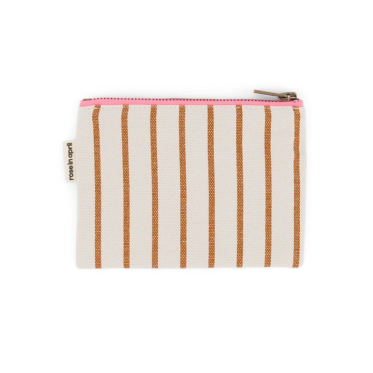Zippered Pouch - Small - Rose in April