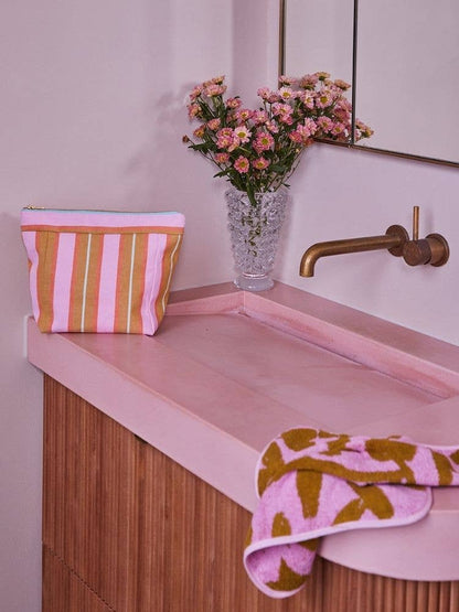 Sunrise Stripe Cosmetic Bag