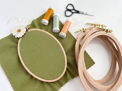 Beechwood embroidery hoops, cross stitch wooden hoops
