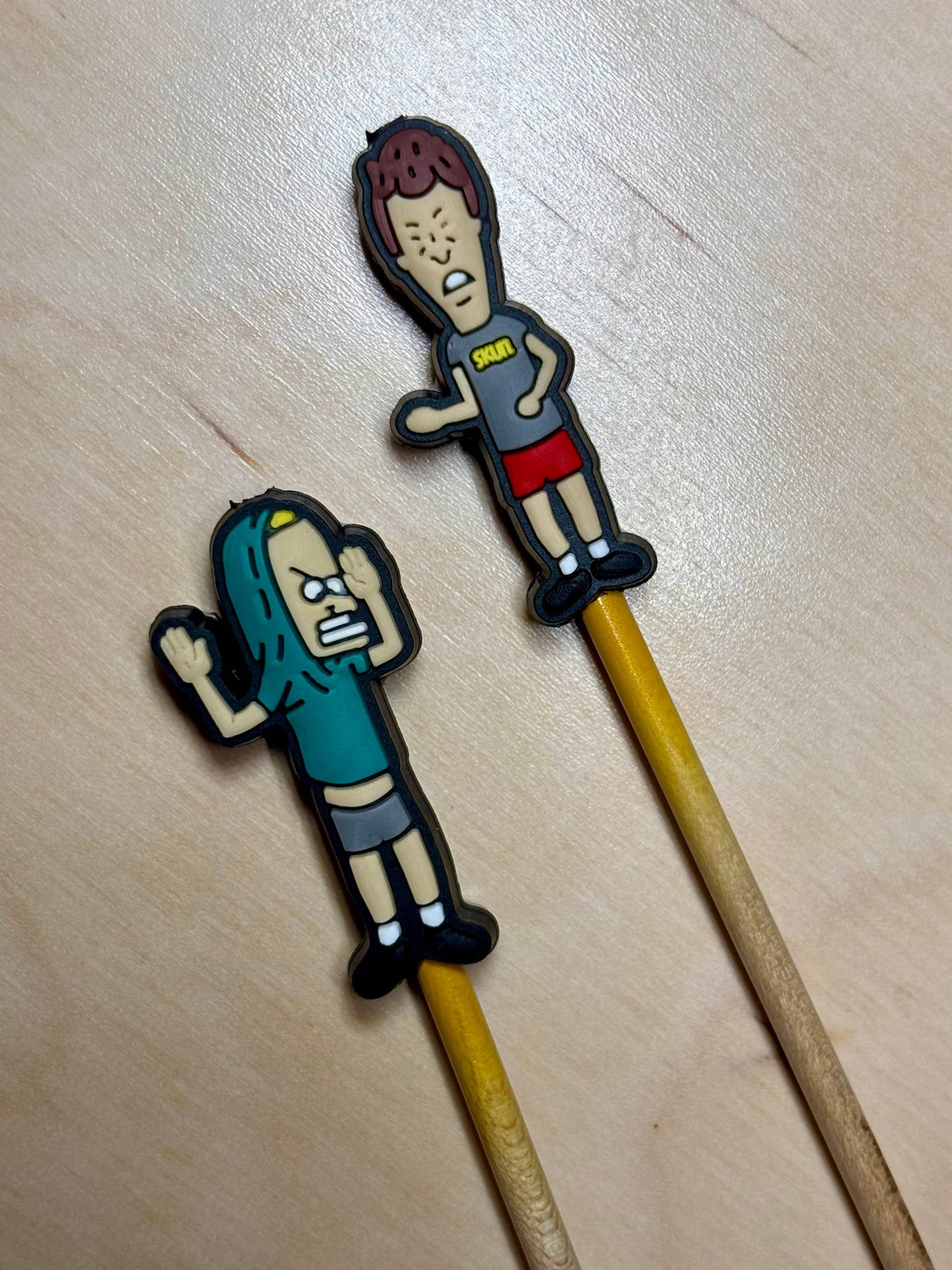 Beavis & B*tthead - Knitting Needle Point Protectors