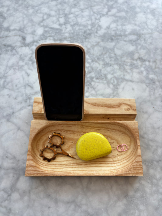 Dandelion Wood Tablet/Phone Stand - Magnetized