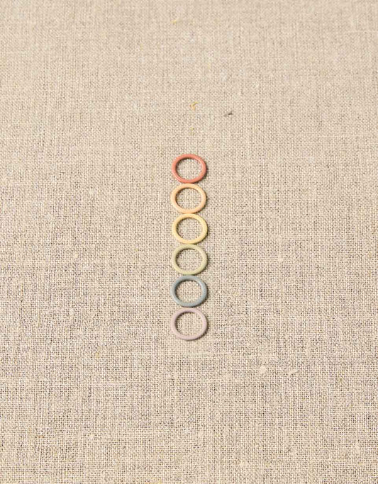 Earth Tone Ring Stitch Markers - Cocoknits