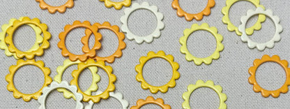 Extra Large Flower Stitch Markers - Allstitch Studio