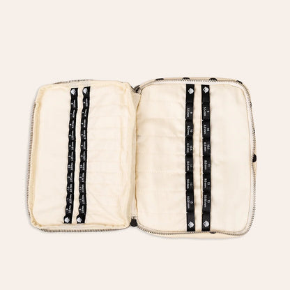 Polka Dot Canvas Needle Case