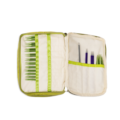 Green Suede Needle Case