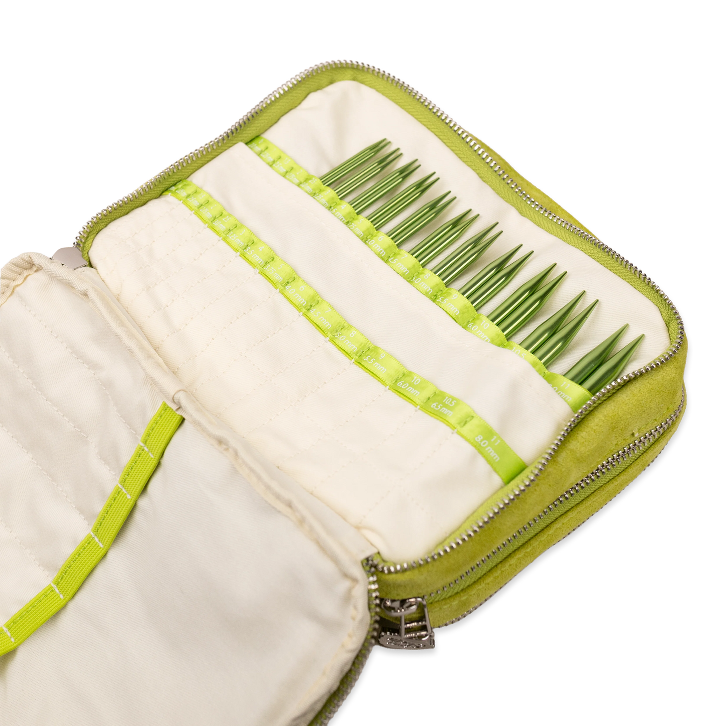 Green Suede Needle Case