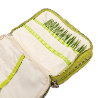 Green Suede Needle Case