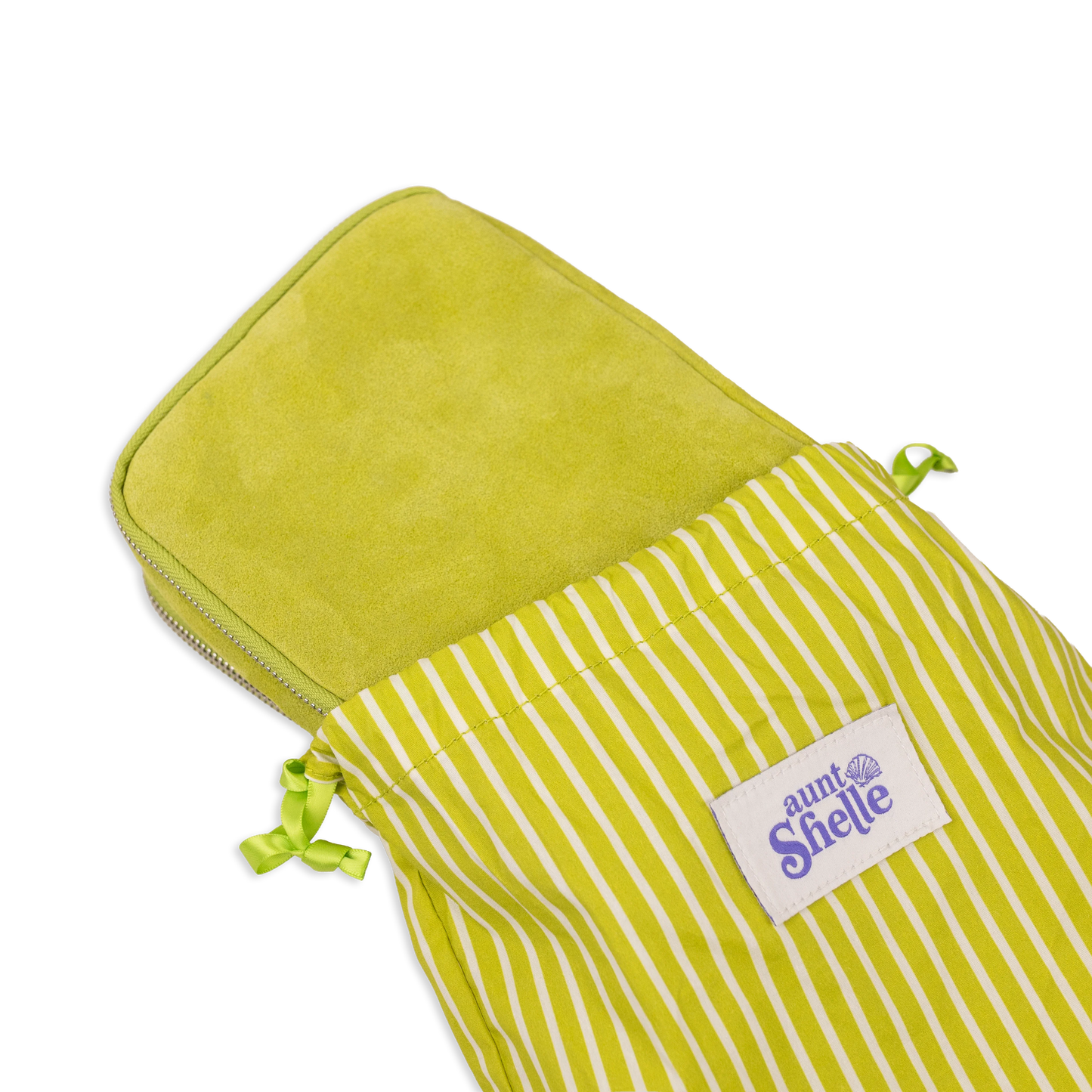 Green Suede Needle Case