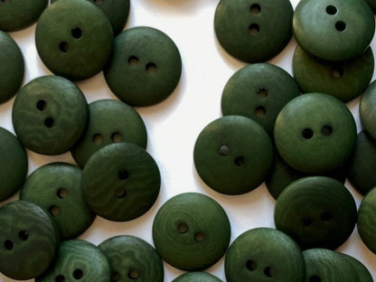 Matte Corozo Button - 15mm