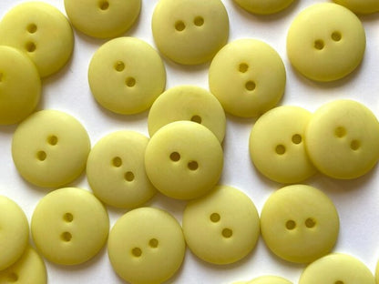Matte Corozo Button - 15mm